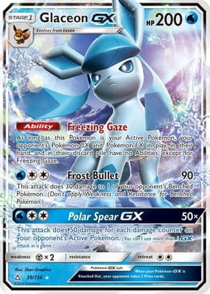 Carta Glaceon-GX