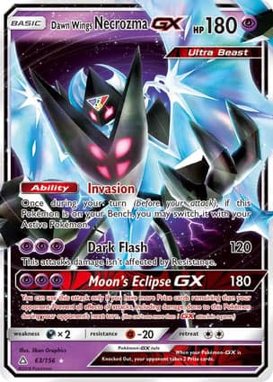 Carta Necrozma Asas Alvorada-GXDawn Wings Necrozma-GX
