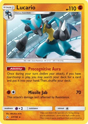 Carta Lucario