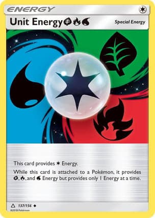 Carta Energia Unitária {G}{R}{W}Unit Energy GrassFireWater