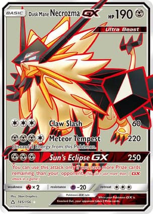 Carta Necrozma Juba Crepúsculo-GXDusk Mane Necrozma-GX