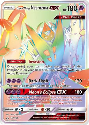 Carta Necrozma Asas Alvorada-GXDawn Wings Necrozma-GX