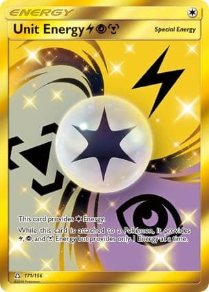 Carta Energia Unitária {L}{P}{M}Unit Energy LightningPsychicMetal