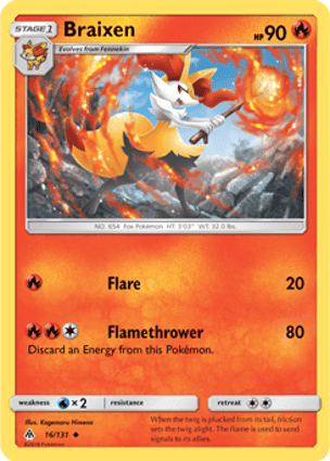 Carta Braixen