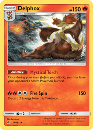 Carta Delphox