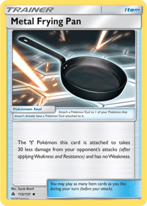 Carta Frigideira de Metal