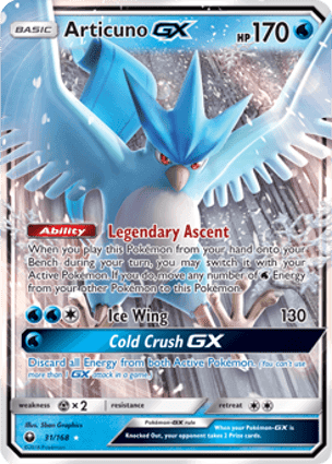 Carta Articuno-GX