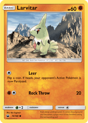 Carta Larvitar