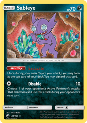 Carta Sableye