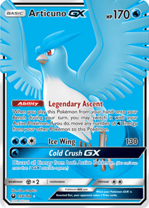 Carta Articuno-GX