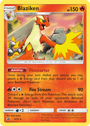 Carta Blaziken