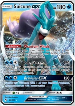 Carta Suicune-GX