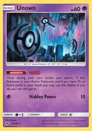 Carta Unown