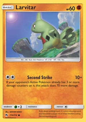 Carta Larvitar