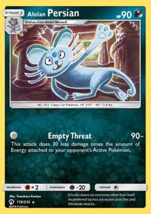 Carta Persian de Alola