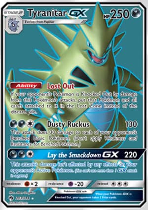 Carta Tyranitar-GX