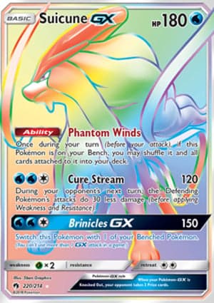 Carta Suicune-GX