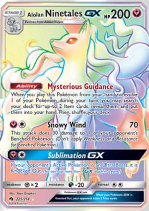 Carta Ninetales de Alola-GXAlolan Ninetales-GX