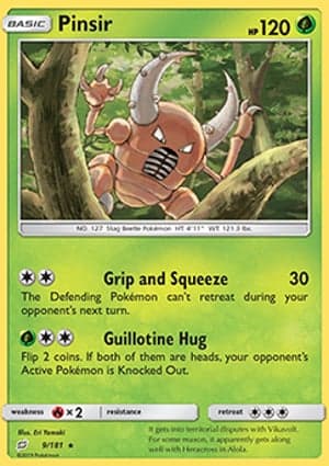 Carta Pinsir