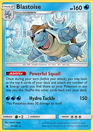 Carta Blastoise