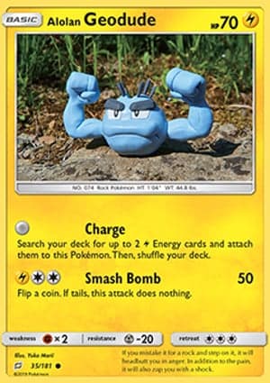 Carta Geodude de Alola