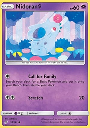 Carta Nidoran♀