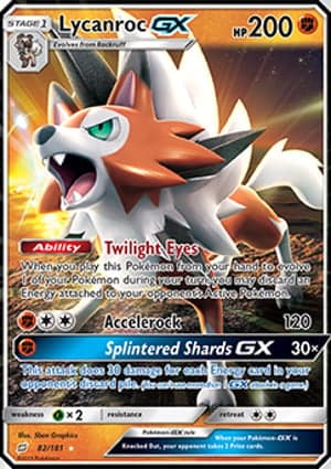 Carta Lycanroc-GX
