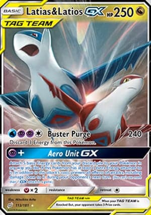 Carta Latias e Latios-GXLatias & Latios-GX