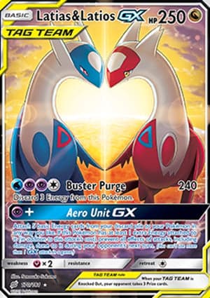 Carta Latias e Latios-GXLatias & Latios-GX