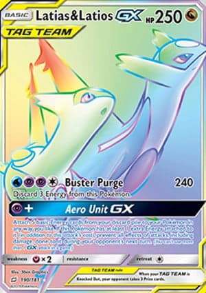 Carta Latias e Latios-GXLatias & Latios-GX
