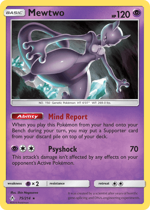 Carta Mewtwo