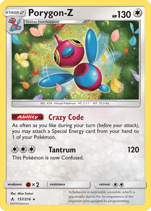 Carta Porygon-Z