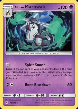 Carta Marowak de Alola