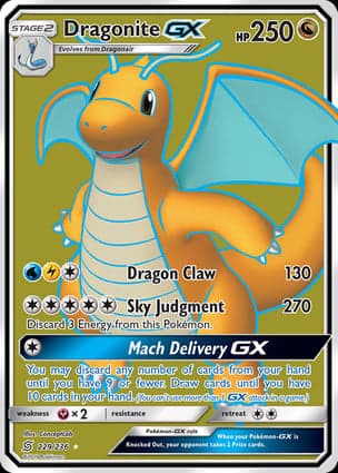 Carta Dragonite-GX