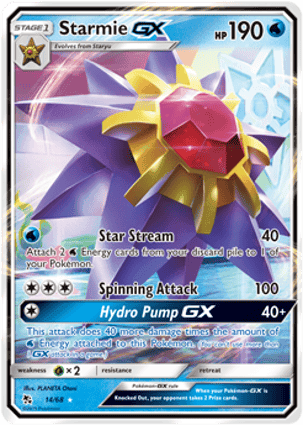 Carta Starmie-GX