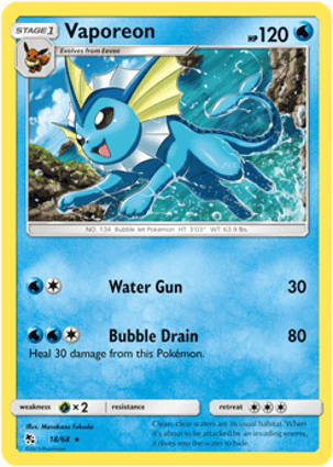 Carta Vaporeon