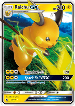 Carta Raichu-GX