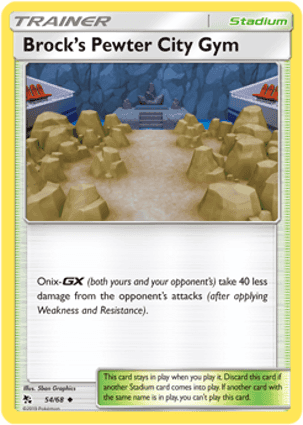 Carta Ginásio da Cidade de Pewter do Brock