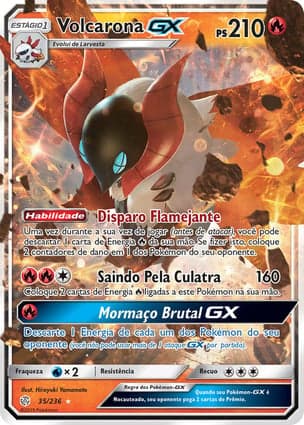 Carta Volcarona-GX