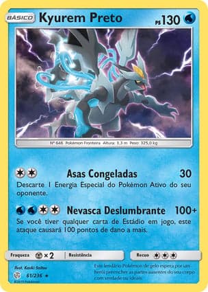 Carta Kyurem Preto