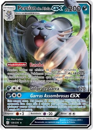 Carta Persian de Alola-GXAlolan Persian-GX