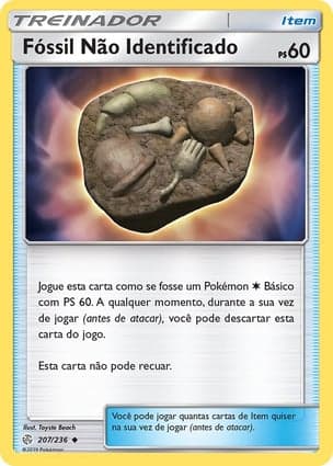 Carta Fóssil Não Identificado