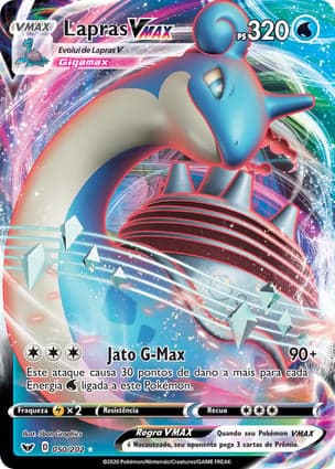 Carta Lapras VMAX