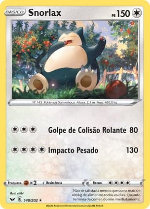 Carta Snorlax