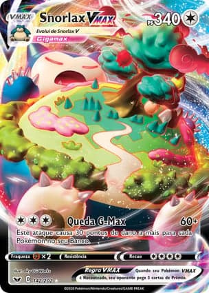 Carta Snorlax VMAX
