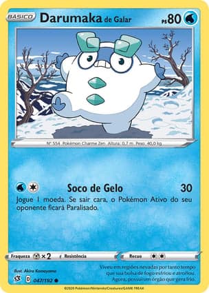 Carta Darumaka de Galar