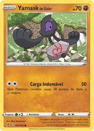 Carta Yamask de Galar