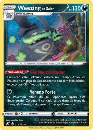 Carta Weezing de Galar