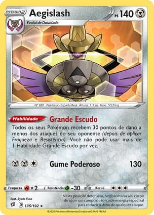 Carta Aegislash