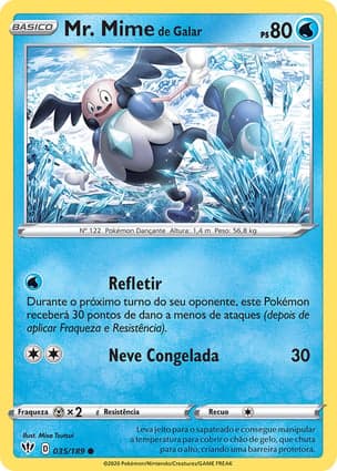Carta Mr. Mime de Galar